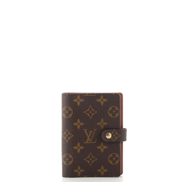 Louis Vuitton Ring Agenda Cover Monogram Canvas PM