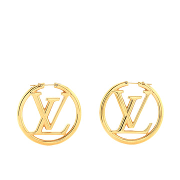 Louis Vuitton Louise Hoop Earrings Metal GM