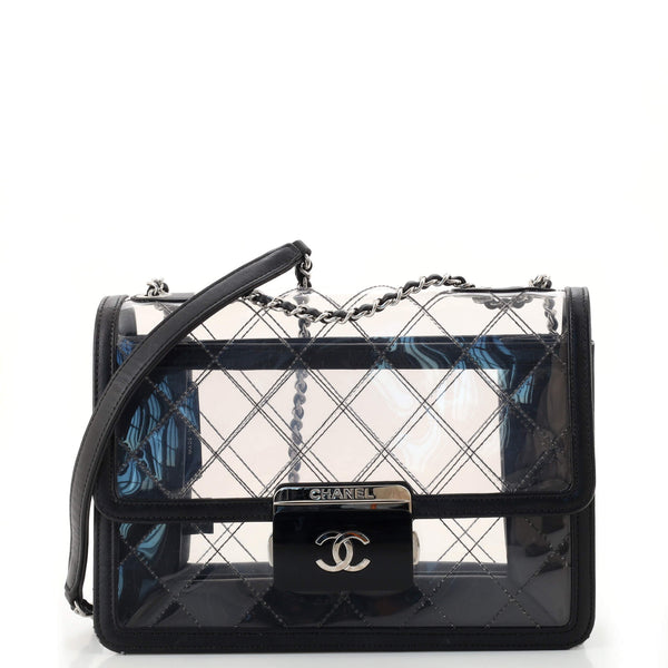 Chanel 2017 Large Beauty Lock Flap Bag - Black Shoulder Bags