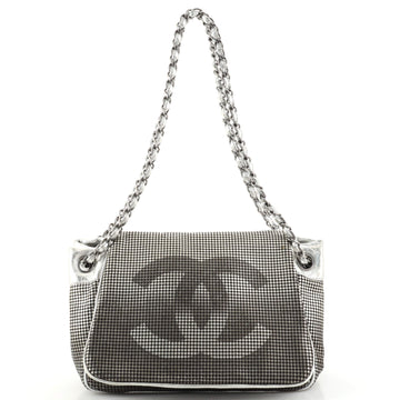 Chanel Hollywood Accordion Flap Bag Perforated Leather Small