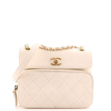 Chanel Business Affinity Flap Messenger Bag Caviar