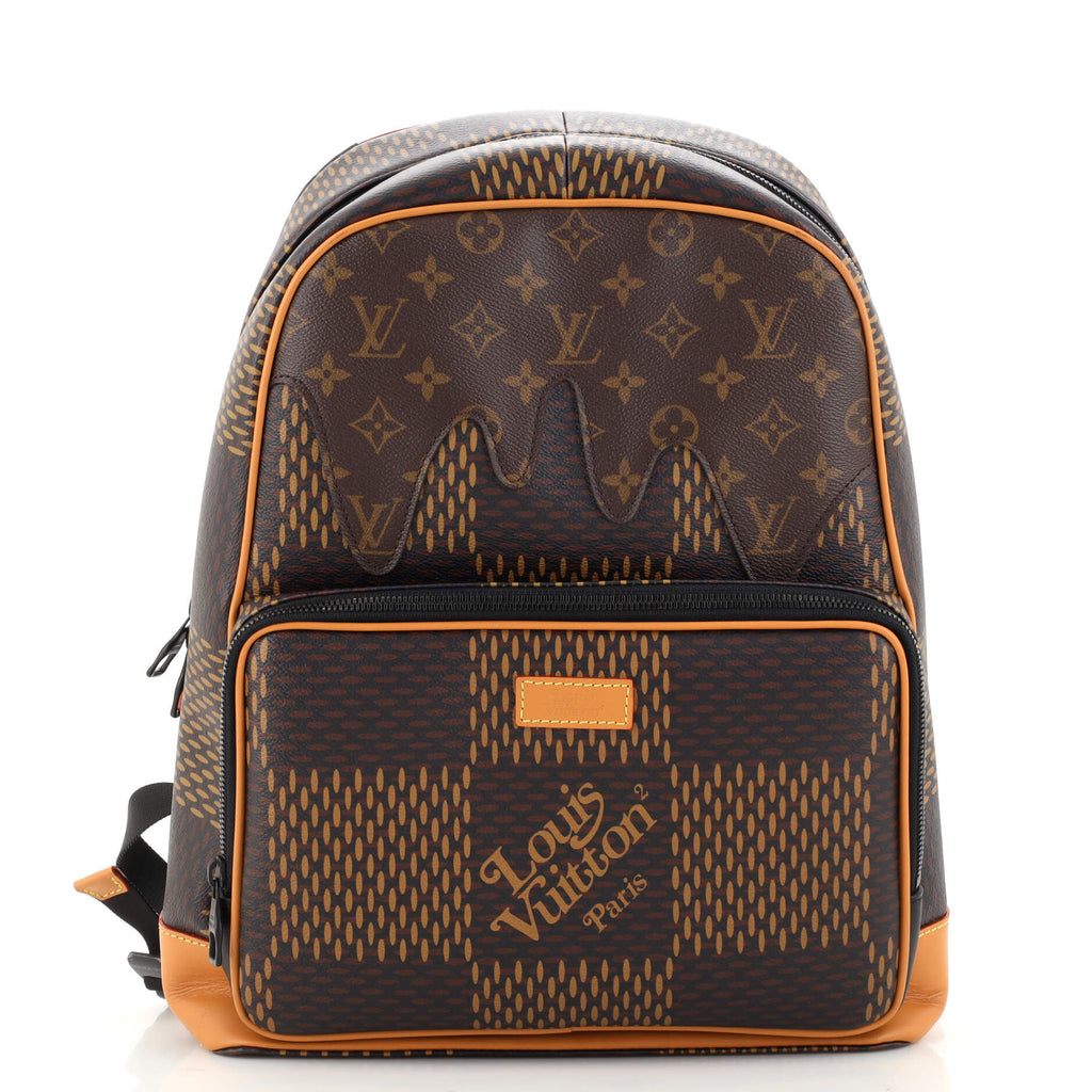 Louis Vuitton Nigo Campus Backpack Limited Edition Giant Damier and  Monogram Canvas Brown 18859035