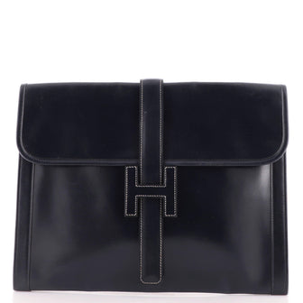 Hermes Jige Clutch Box Calf GM