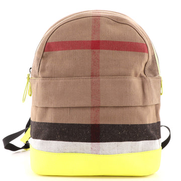 Burberry Tiller Backpack Mega Check Canvas Small