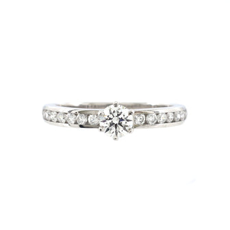 Tiffany & Co. Harmony Ring Platinum and Diamonds with RBC Diamond F/VS1 0.32CT