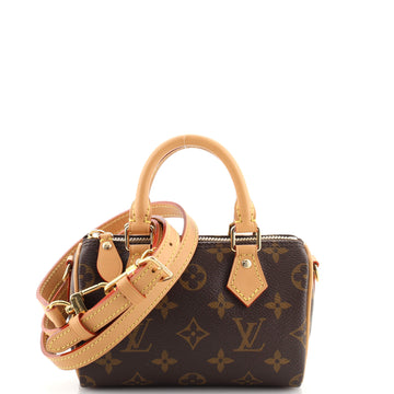 Louis Vuitton Speedy Bandouliere Bag Monogram Canvas Nano