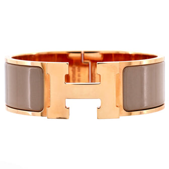 Hermes Clic H Bracelet Enamel Wide