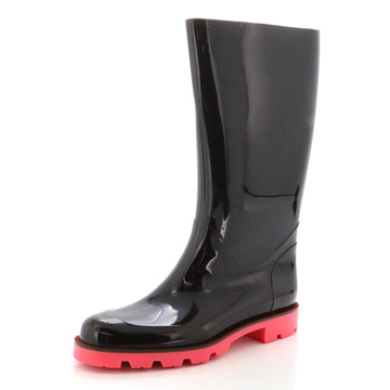 Gucci Women's Edinburg Rain Boots GG Monogram Rubber