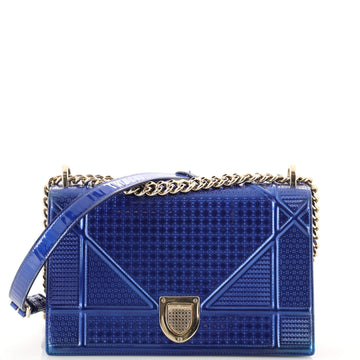 Christian Dior Diorama Flap Bag Cannage Embossed Calfskin Medium