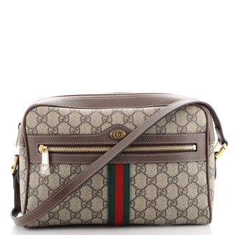 Gucci Ophidia Shoulder Bag GG Coated Canvas Small