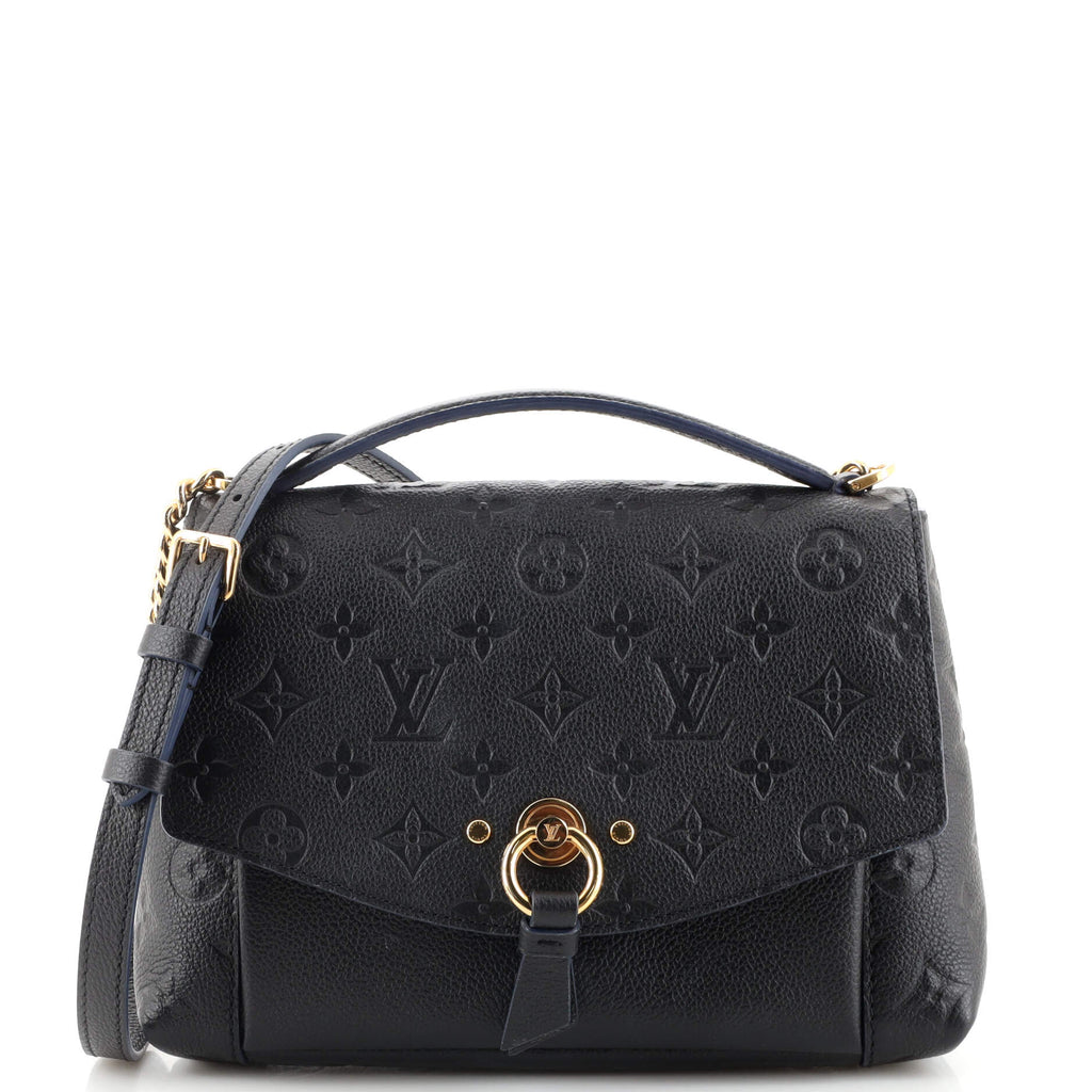 Louis Vuitton Blanche Handbag Monogram Empreinte Leather BB Black 1887041