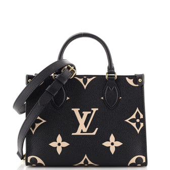 Louis Vuitton OnTheGo Tote Bicolor Monogram Empreinte Giant PM