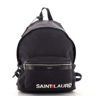 Saint Laurent City Backpack Canvas Medium