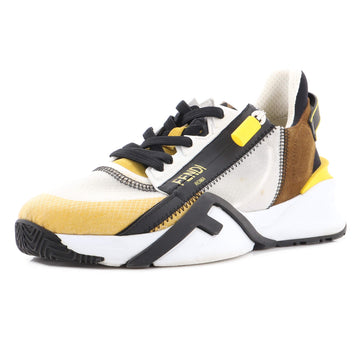 Fendi Women's Flow Low-Top Sneakers Mixed Materials
