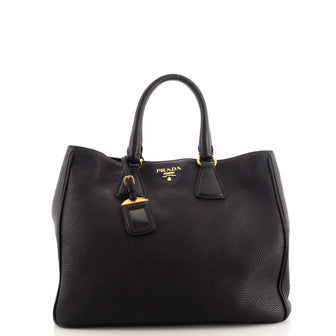 Prada Convertible Open Tote Vitello Daino Large