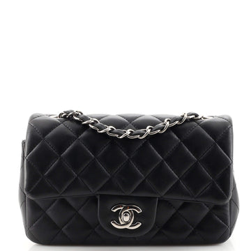 Chanel Classic Single Flap Bag Quilted Lambskin Mini