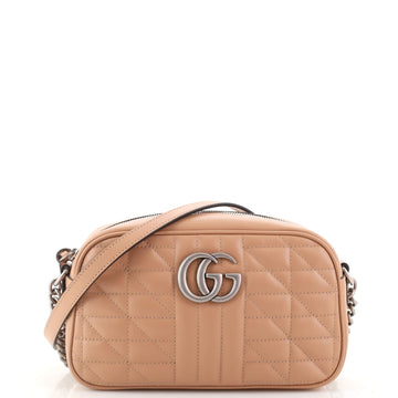 Gucci GG Marmont Shoulder Bag Mixed Matelasse Leather Small