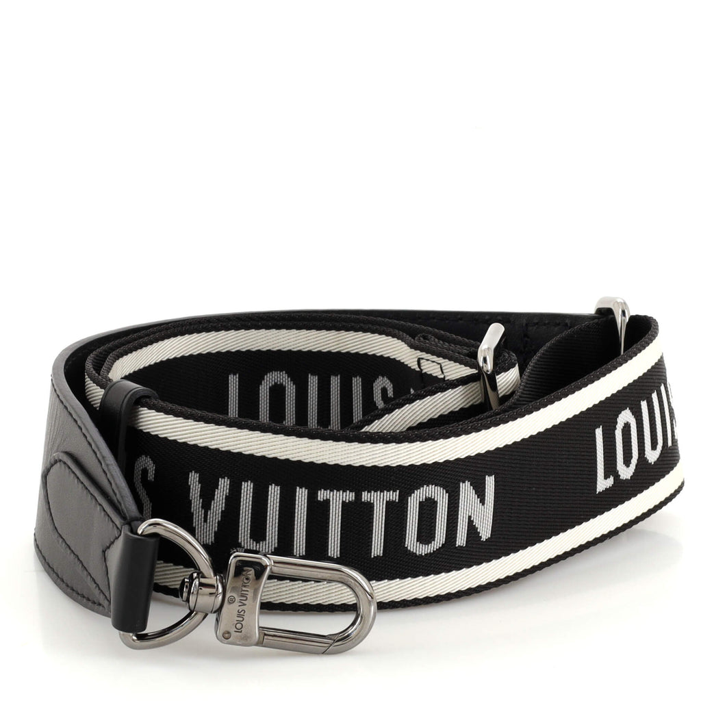 Louis Vuitton Sporty Logo Bandouliere Strap Jacquard Black 1888621