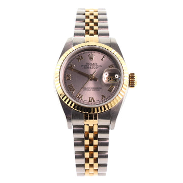 Rolex Oyster Perpetual Datejust Automatic Watch Stainless Steel and Yellow Gold 26