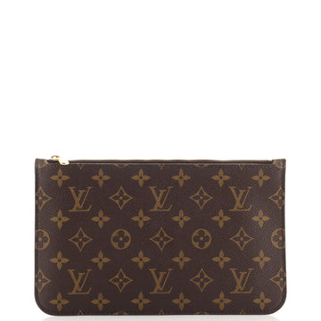 Louis Vuitton Neverfull Pochette Monogram Canvas Large