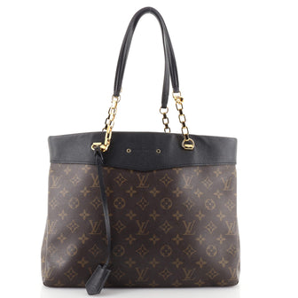 Louis Vuitton Pallas Shopper Monogram Canvas and Calfskin