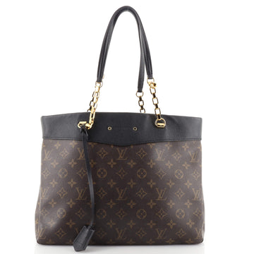 Louis Vuitton Pallas Shopper Monogram Canvas and Calfskin
