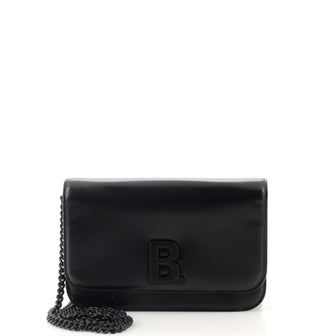 Balenciaga B Dot Wallet on Chain Leather