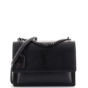Saint Laurent Sunset Crossbody Bag Leather Medium