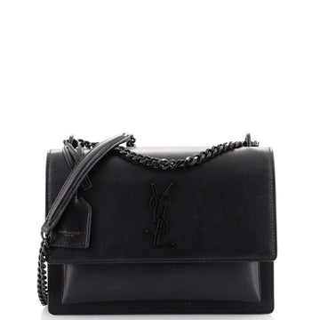 Saint Laurent Sunset Crossbody Bag Leather Medium