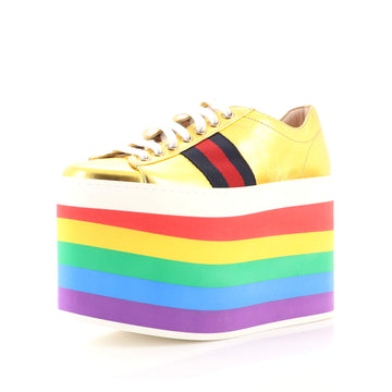 Gucci Women's Peggy Sneakers Leather