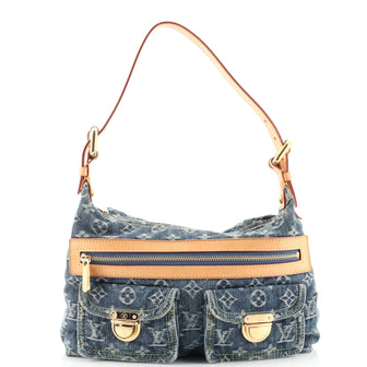 Louis Vuitton Baggy Handbag Denim PM