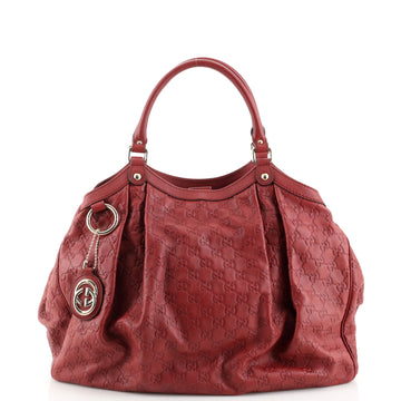 Gucci Sukey Tote Guccissima Leather Large