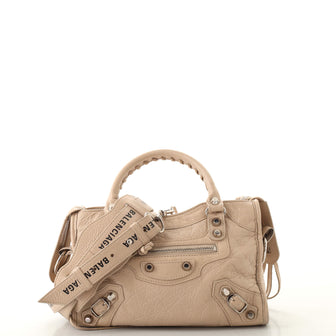 Balenciaga City Classic Studs Bag Leather Mini