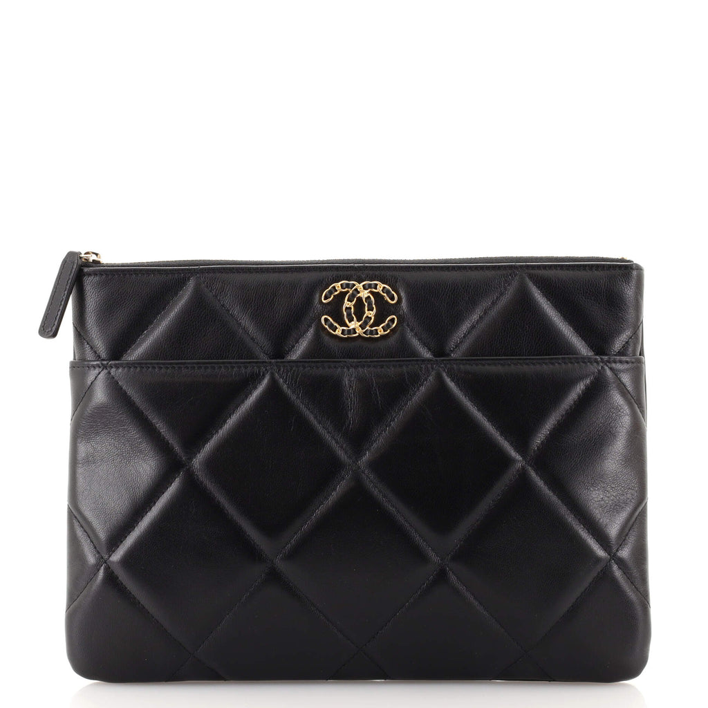 Chanel 2019 19 Small Tweed Flap Bag - Black Shoulder Bags, Handbags -  CHA436561