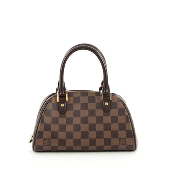 Louis Vuitton Ribera Handbag Damier Mini Brown