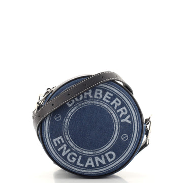 Burberry Louise Round Bag Canvas with Leather