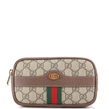 Gucci Ophidia Belt Bag GG Coated Canvas Mini