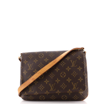 Louis Vuitton Musette Tango Handbag Monogram Canvas