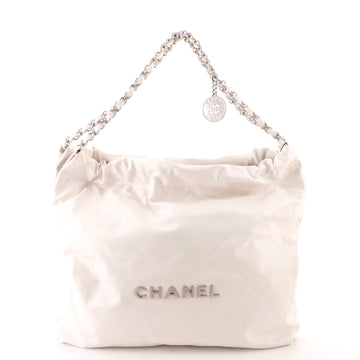 Chanel 22 Chain Hobo Quilted Calfskin Medium