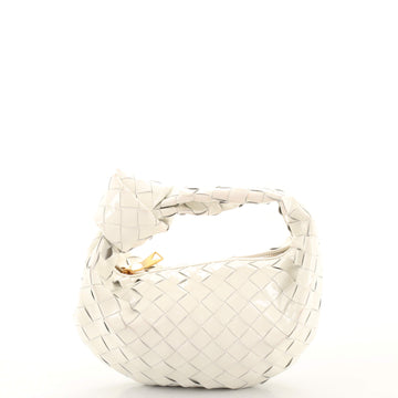 Bottega Veneta BV Jodie Hobo Intrecciato Patent Mini