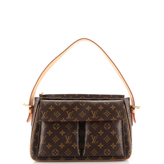 Louis Vuitton Viva Cite Handbag Monogram Canvas GM