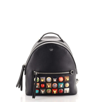 Fendi By The Way Backpack Studded Leather Mini