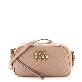 Gucci GG Marmont Shoulder Bag Matelasse Leather Small