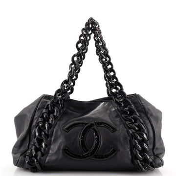 Chanel Resin Modern Chain Tote Calfskin East West