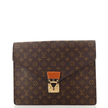 Louis Vuitton Porte-Documents Senateur Bag Monogram Canvas