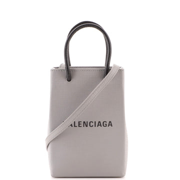 Balenciaga Shopping Phone Holder Leather