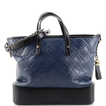 Chanel Gabrielle Shopping Tote Quilted Calfskin Large