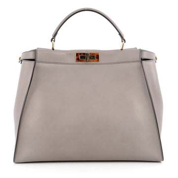 Fendi Peekaboo Handbag Leather with Tortoise Detail 1893001
