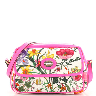 Gucci Shoulder Bag Flora Canvas Small