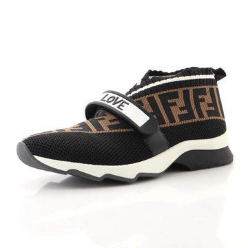 Fendi Women's Rockoko Sneakers Knit Fabric